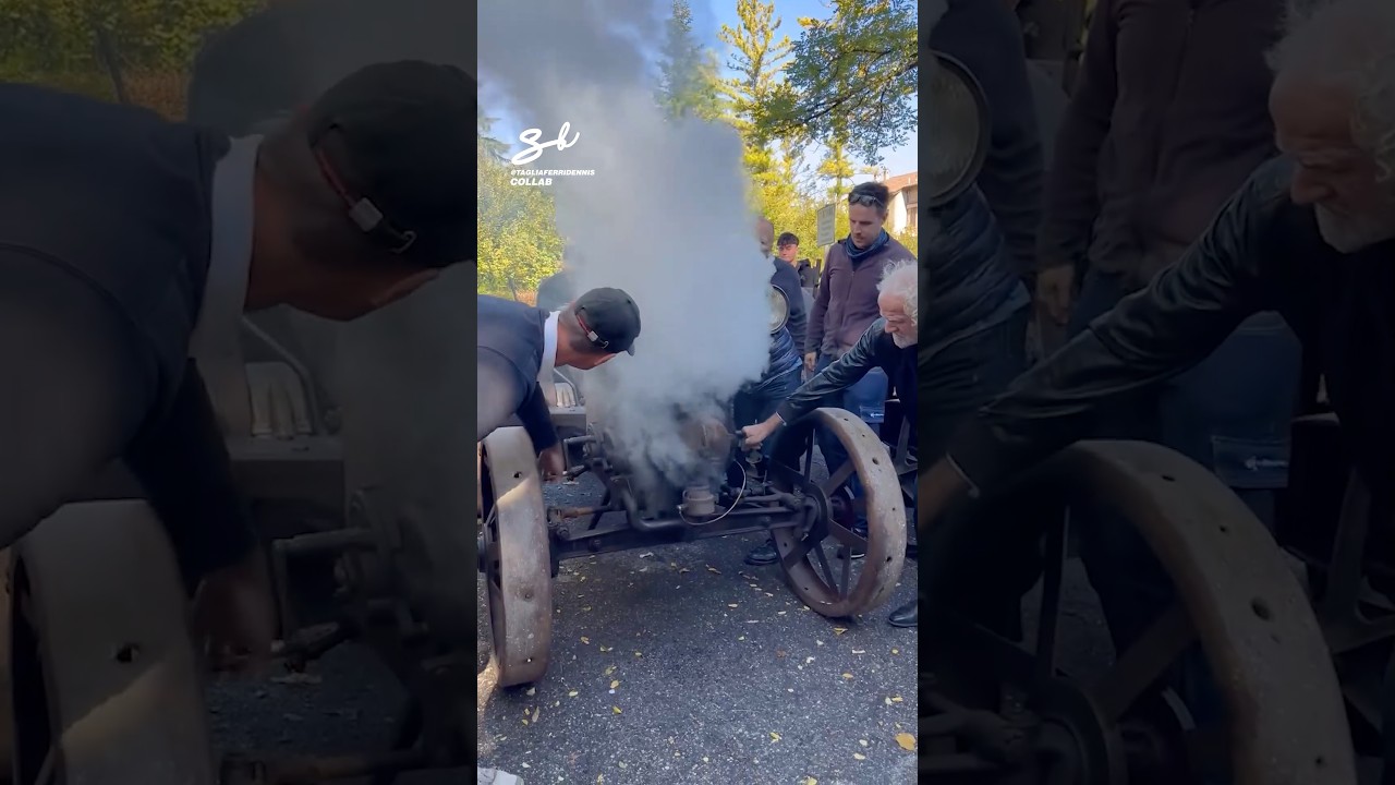 Steamy Vintage Tractor! 😍
