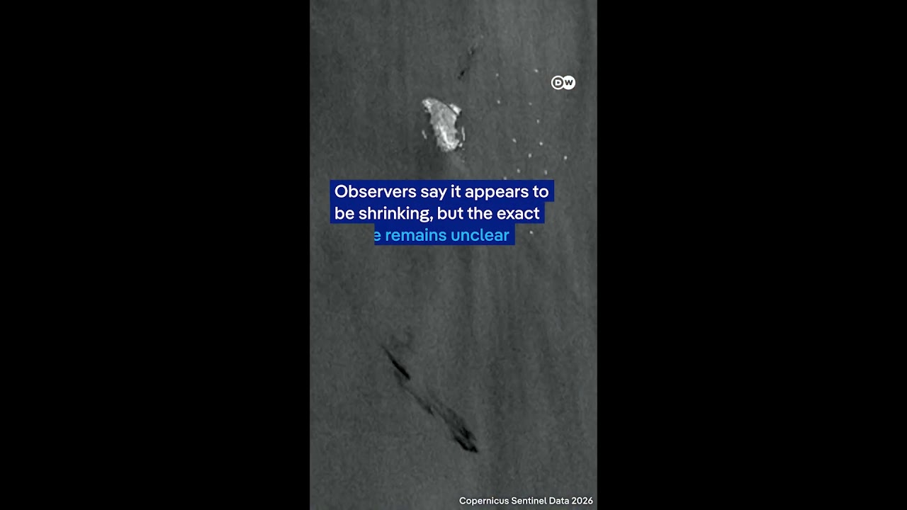 Suspected oil spill spreading off Iran’s Kharg Island | DW News