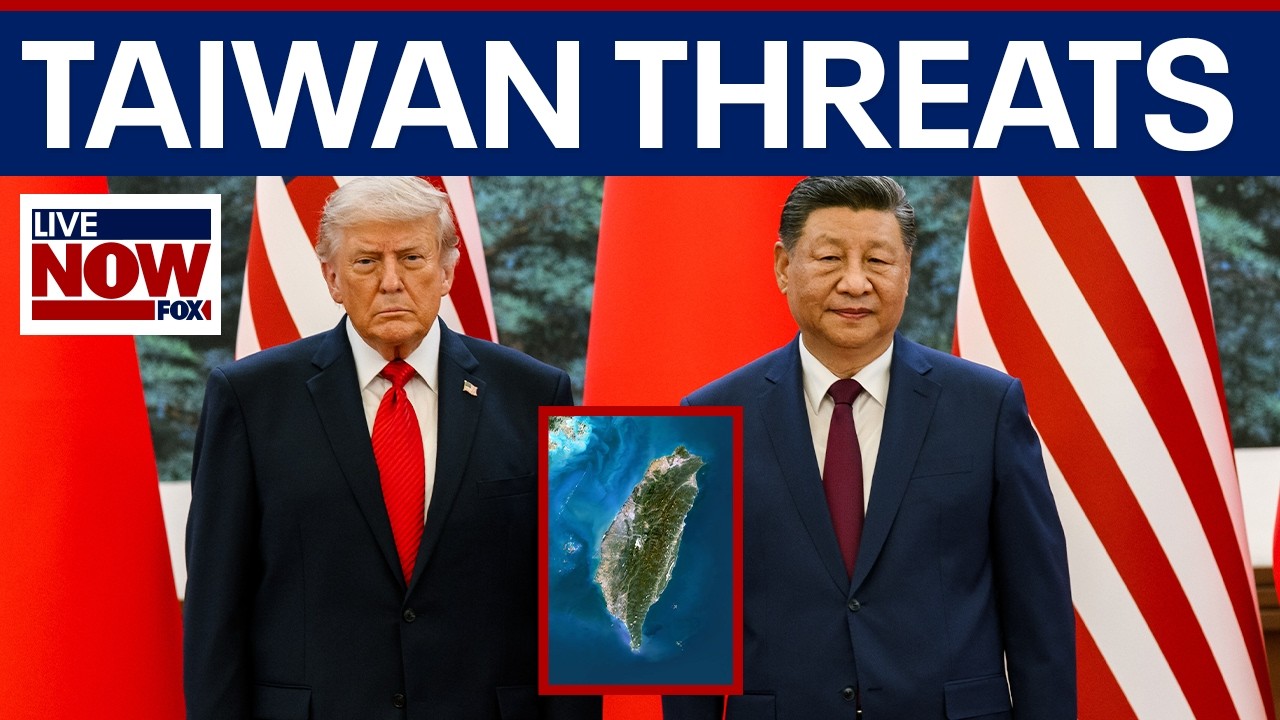Tensions over Taiwan rise between US & China as Trump departs for US