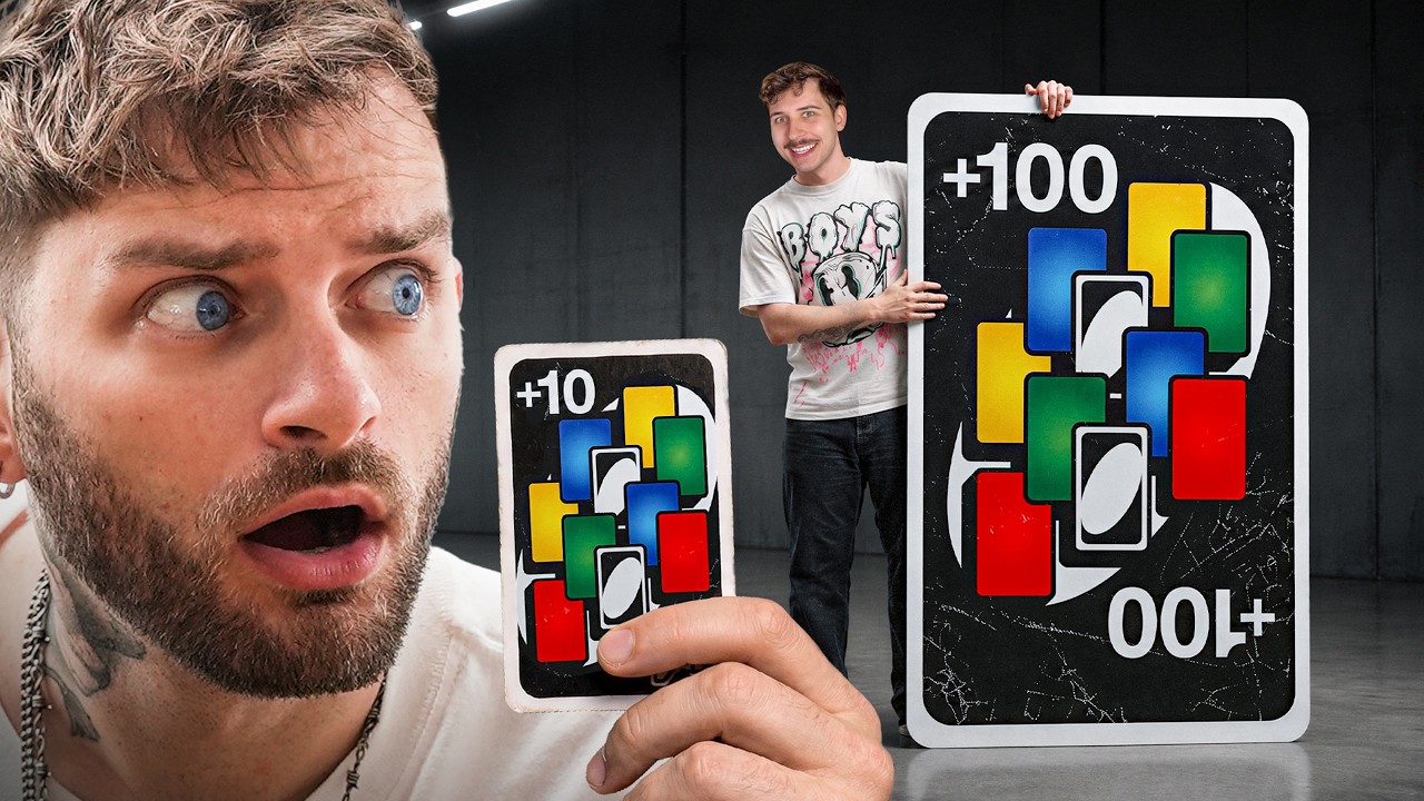 The Boys VS Each other in GIANT UNO… (no mercy)