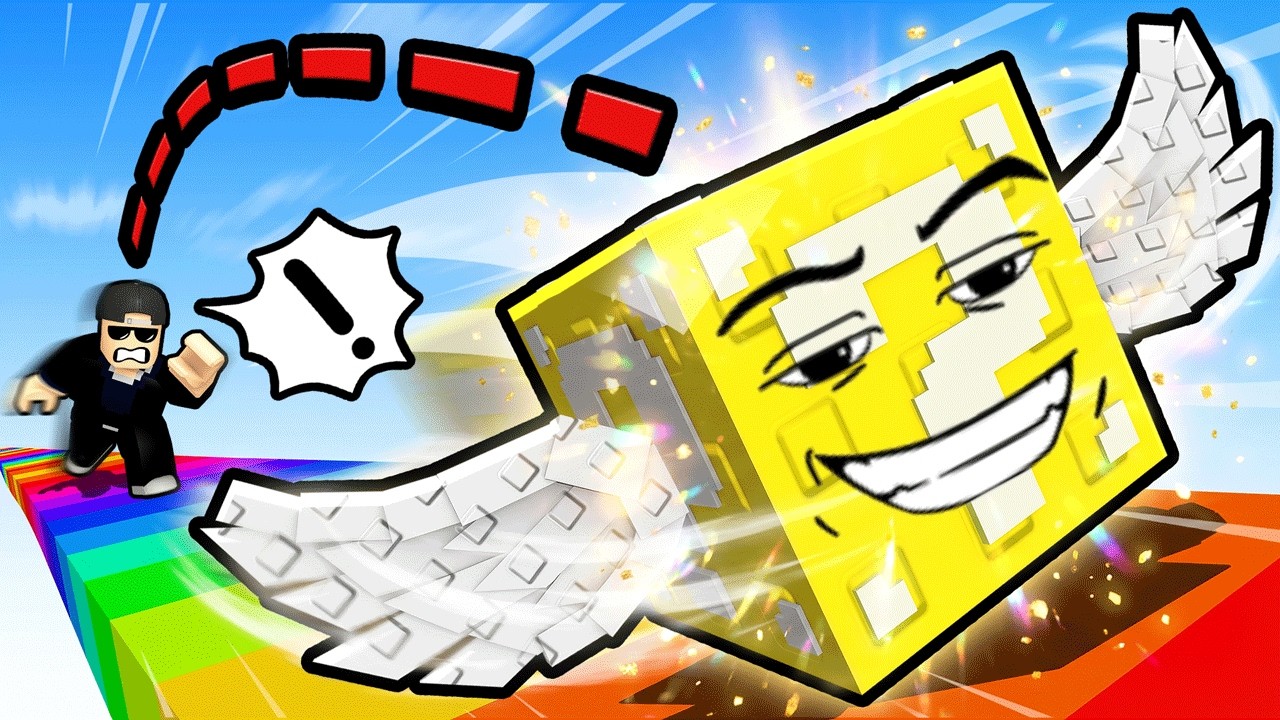 THROW a LUCKY BLOCK in Roblox