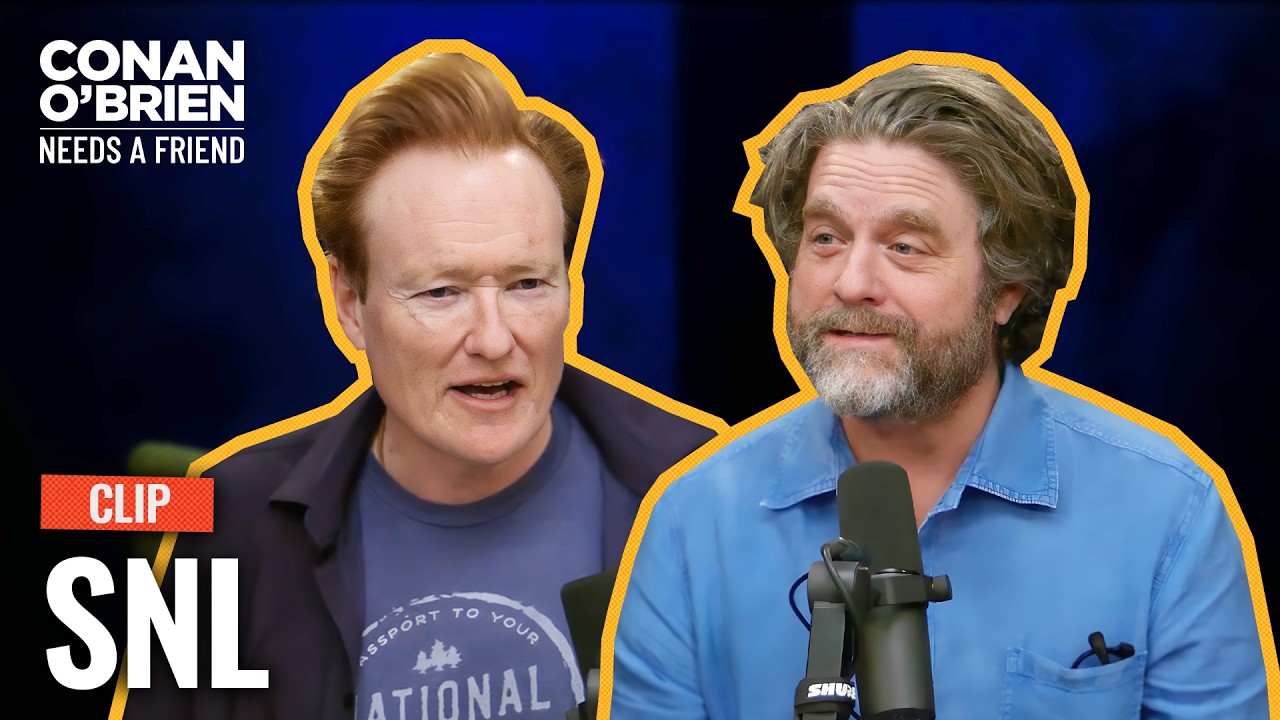 Tina Fey Comforted Zach Galifianakis When His SNL Sketch Bombed | Conan O’Brien Needs A Friend