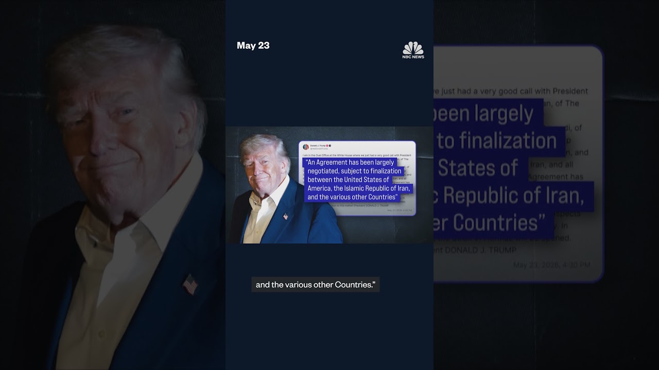 Trump says agreement on Iran has been “largely negotiated”