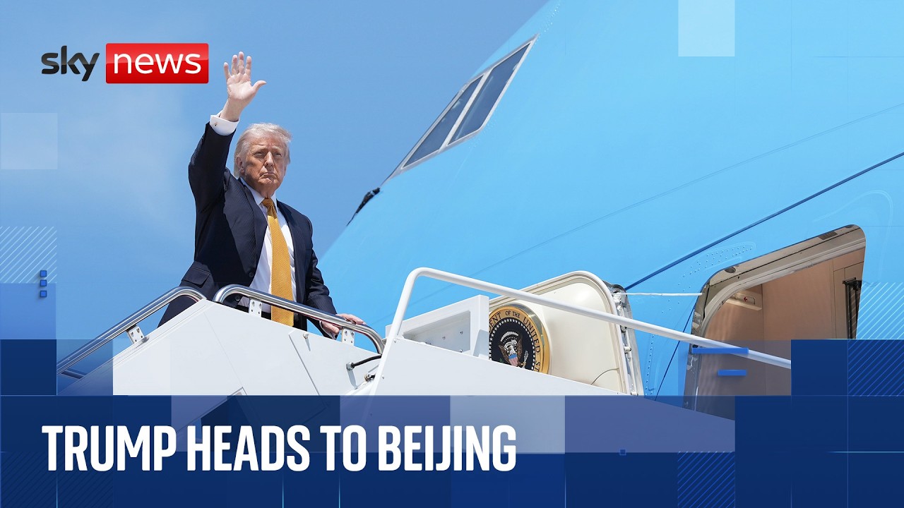 U.S. doesn’t need help from China to end Iran war, Trump says as he heads to Beijing