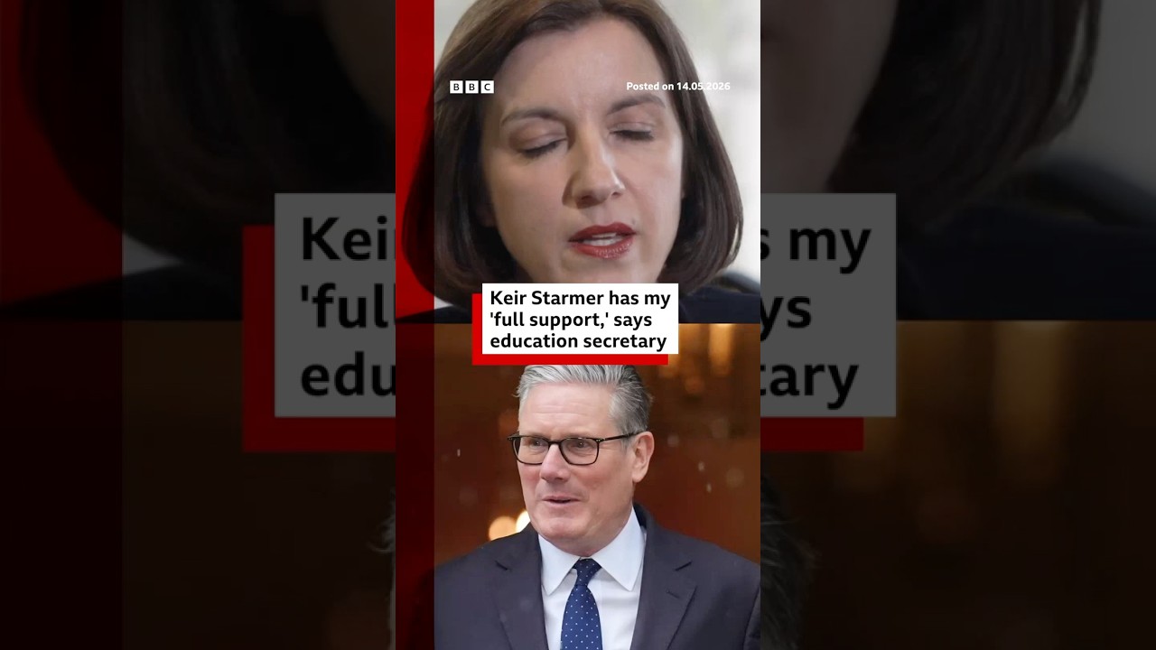 UK Prime Minister Keir Starmer has my ‘full support,’ says education secretary. #BBCNews