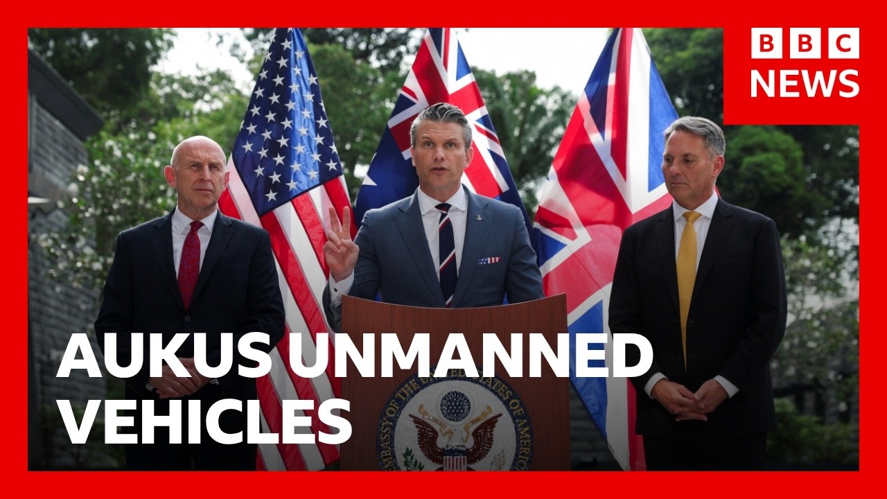 US, UK and Australia to develop unmanned undersea vehicles | BBC News
