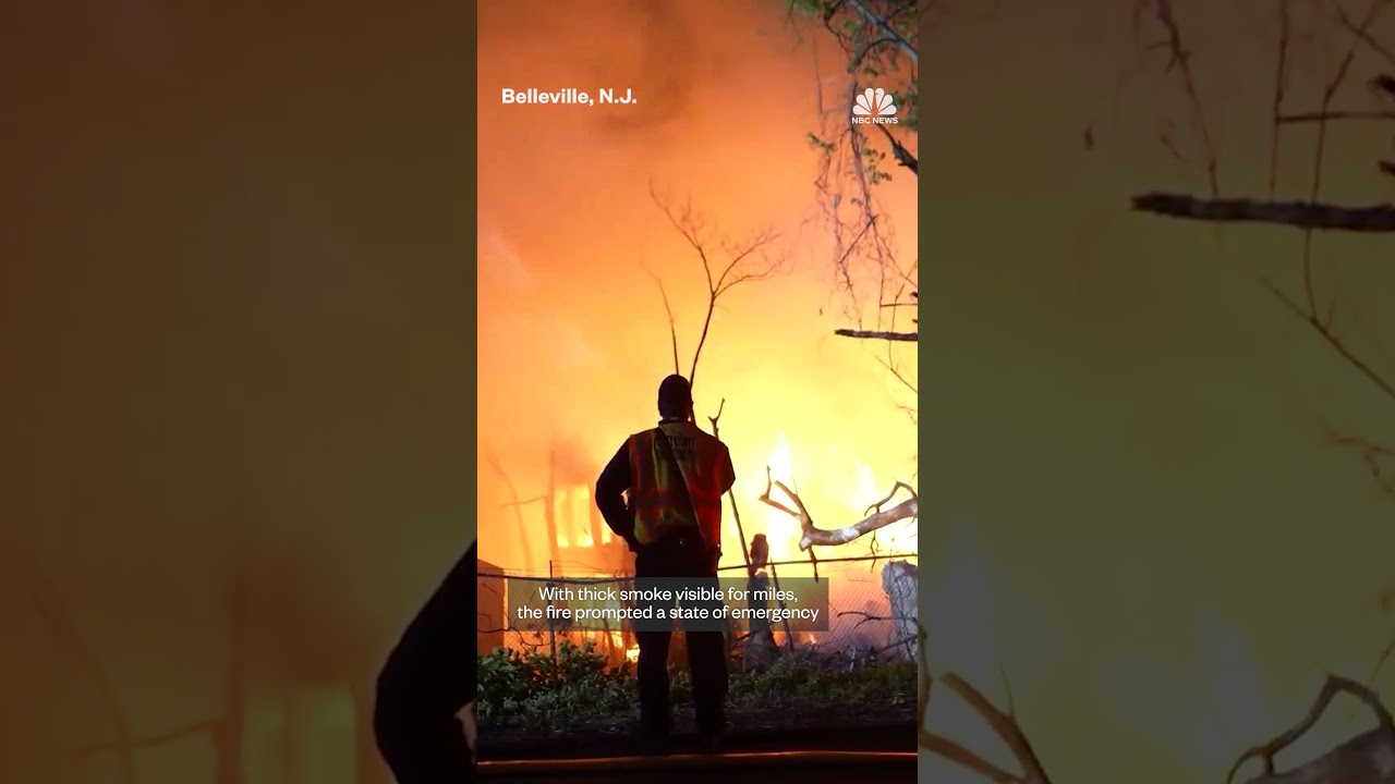 Warehouse fire prompts state of emergency in New Jersey