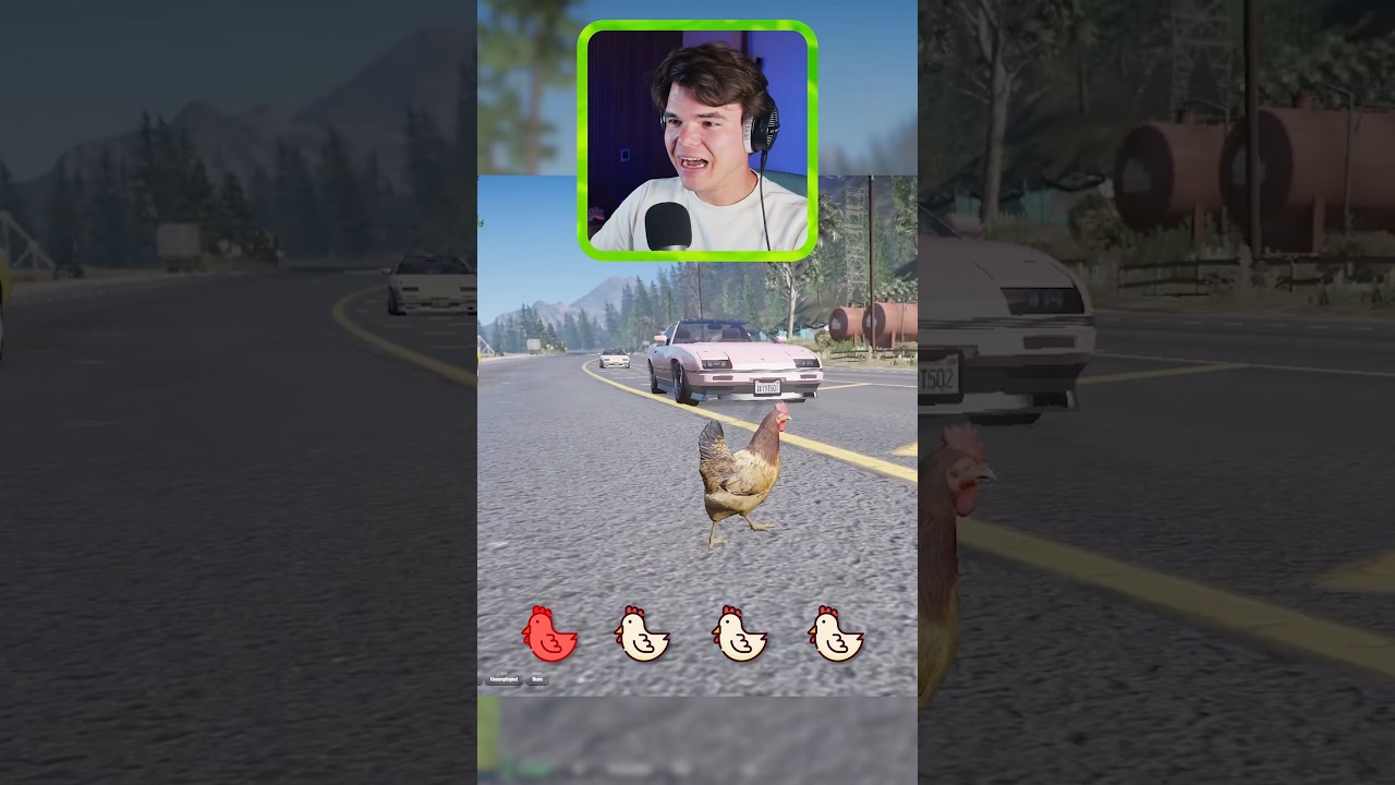 why did these chickens cross the road #gta #gtarp