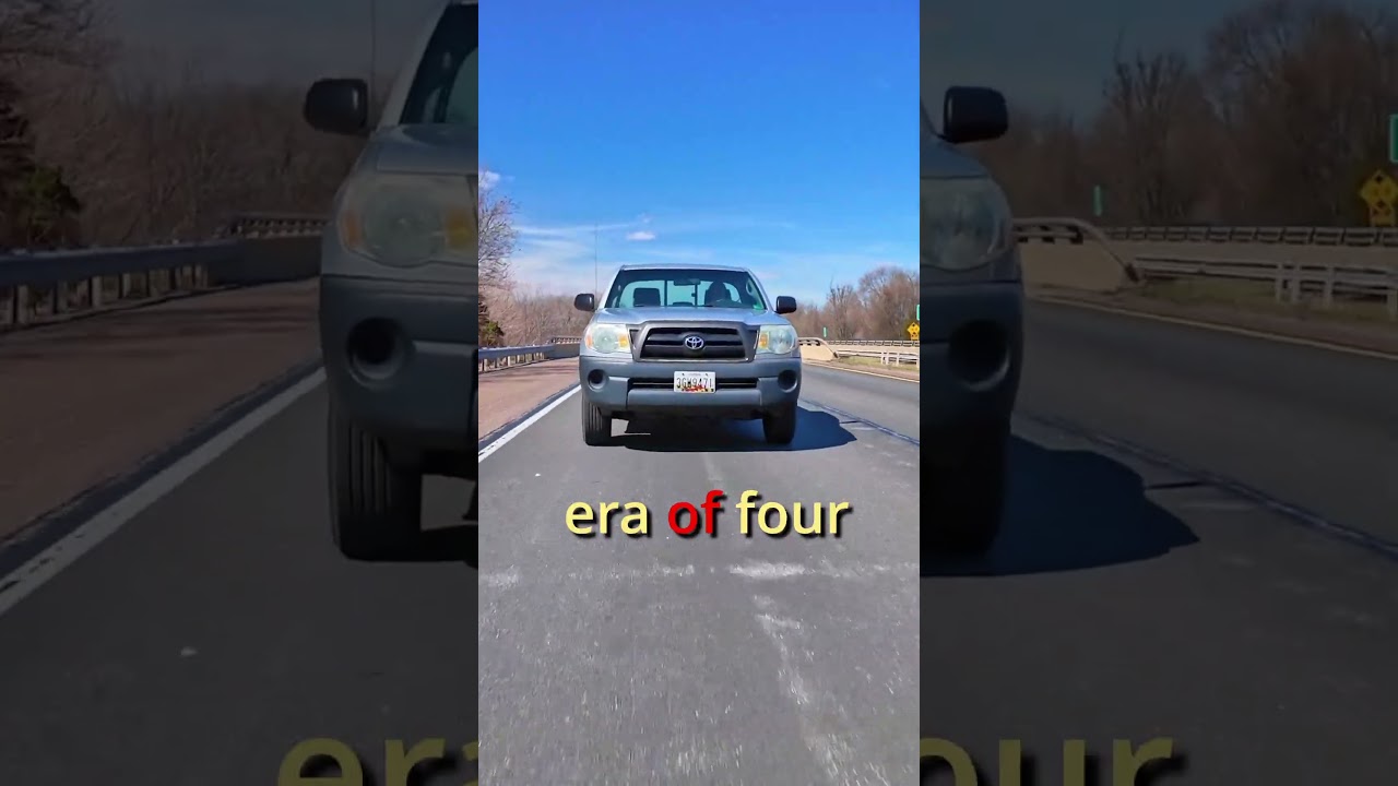 Why the 4-cyl Toyota Tacoma truck faster than you think #truck #toyota #tacoma
