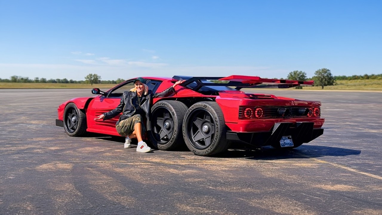 World’s First 6×6 Ferrari Testarossa