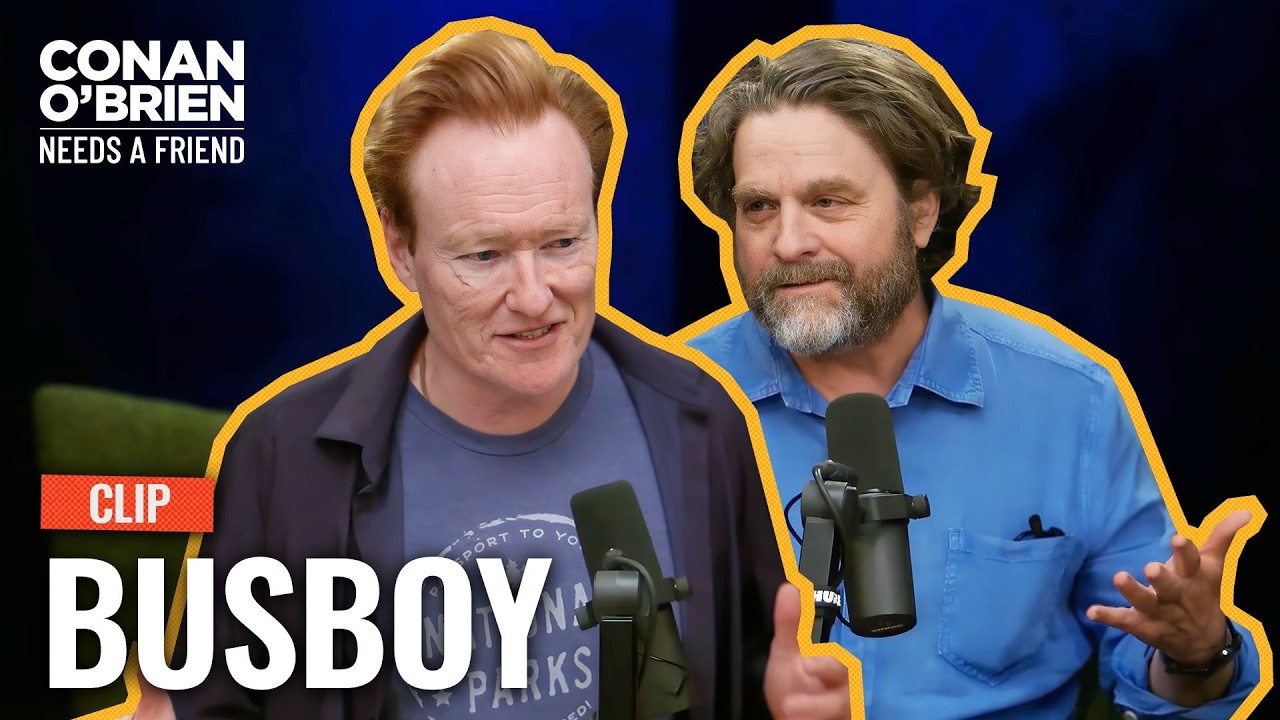 Zach Galifianakis Was A Busboy At A Strip Club Until He Was 28 | Conan O’Brien Needs A Friend