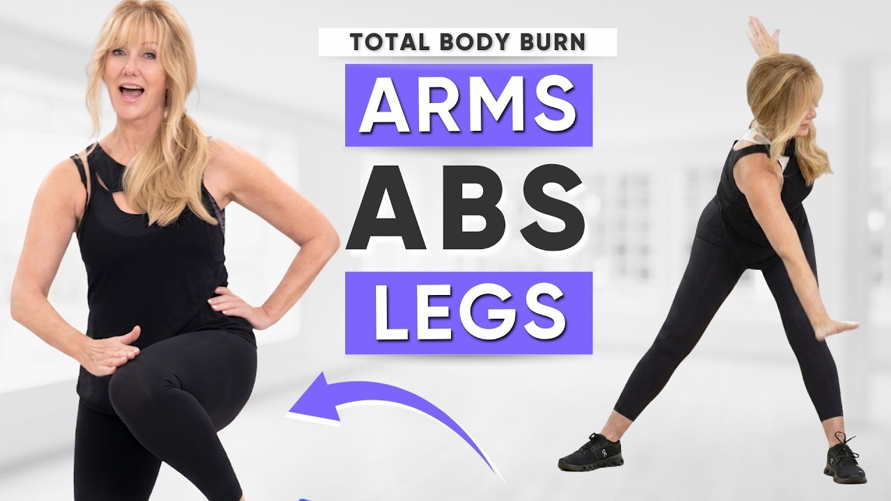 15-Minute Cardio for Women Over 50 – Arms, Abs & Legs