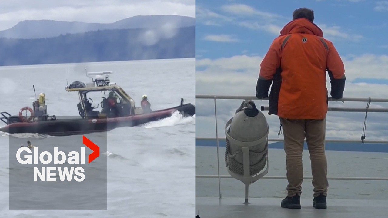 4 rescued in BC after charter boat sinks, search suspended for 6 others: RCMP