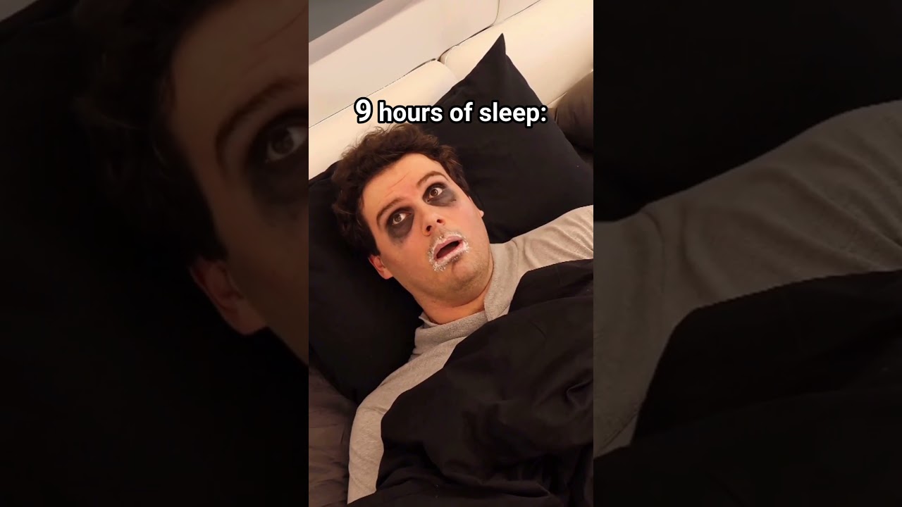 9 Hours of Sleep VS 3 Hours of Sleep.