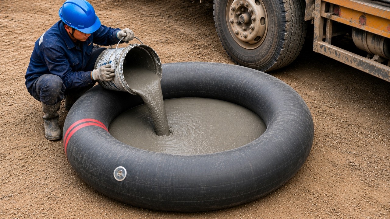 Amazing ideas from Cement and Truck inner tube. DIY Garden Decorations
