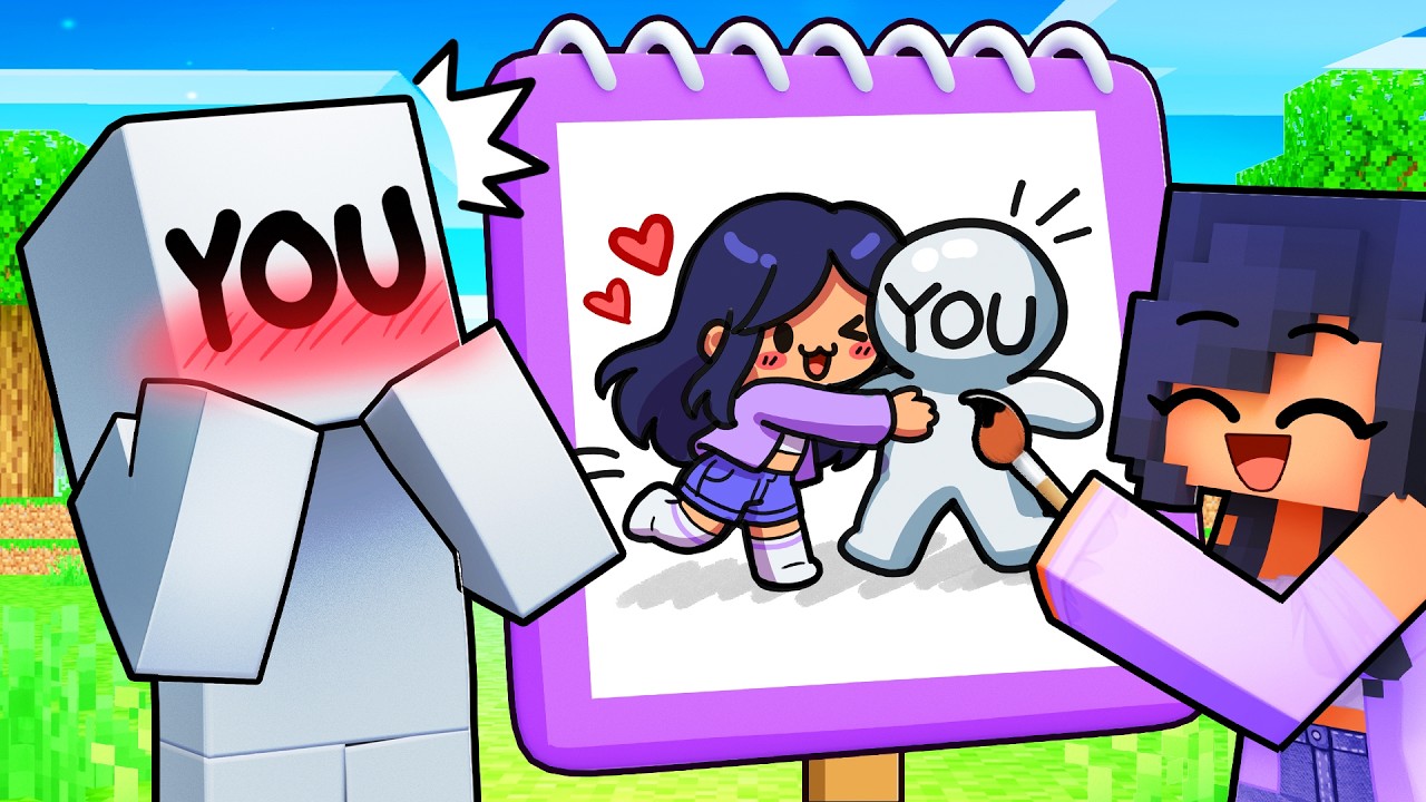 Aphmau DRAWS YOU in Minecraft GARTIC PHONE!