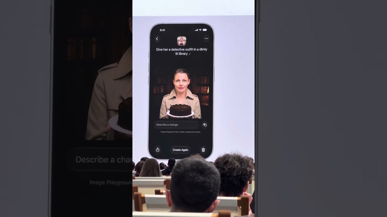Apple Intelligence on device photo generation #WWDC