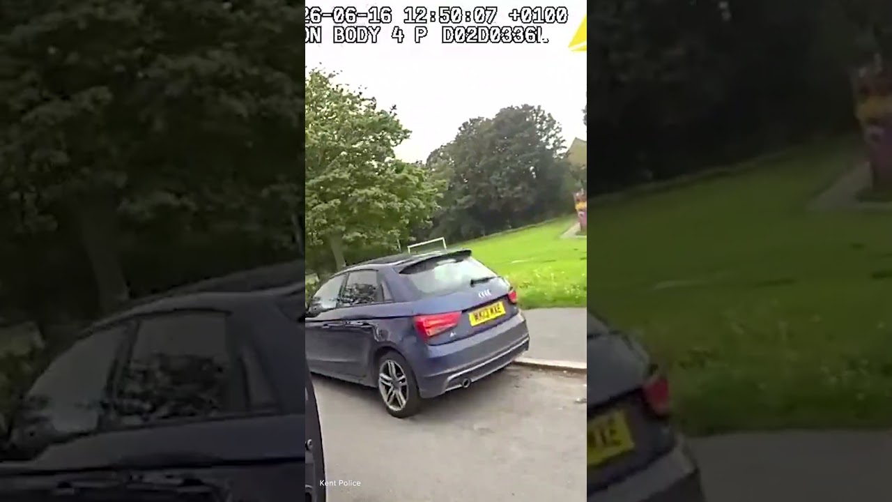 Armed officer hitches a ride from motorist to catch fleeing suspect
