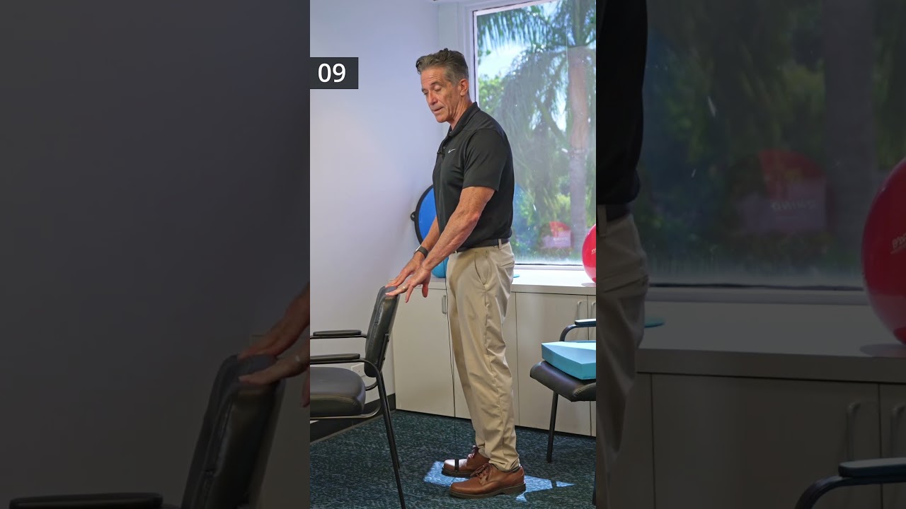 Balance issues? Seniors improve balance with this easy strength training exercise #fallprevention
