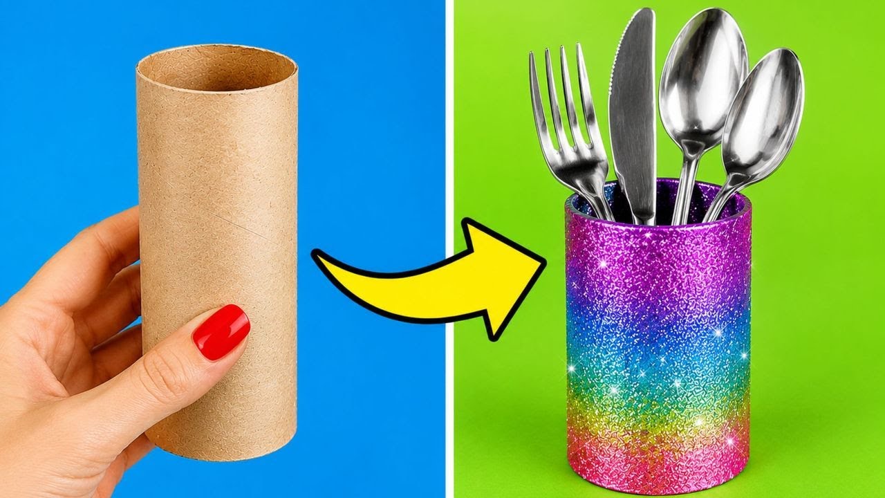 Before You Throw Away Toilet Rolls, Watch This ♻️✨