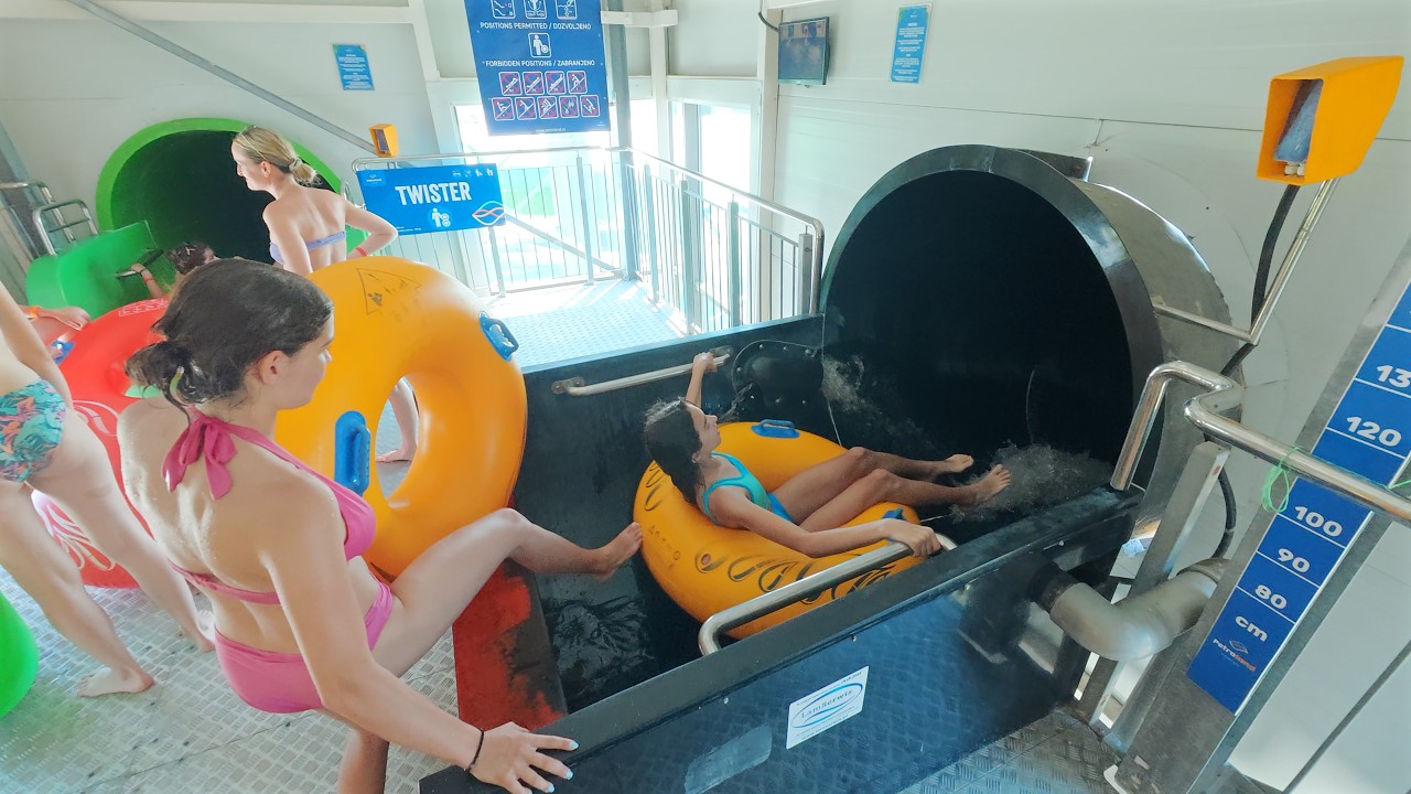 Black Hole Water Slide at Petroland Aquapark 🇷🇸