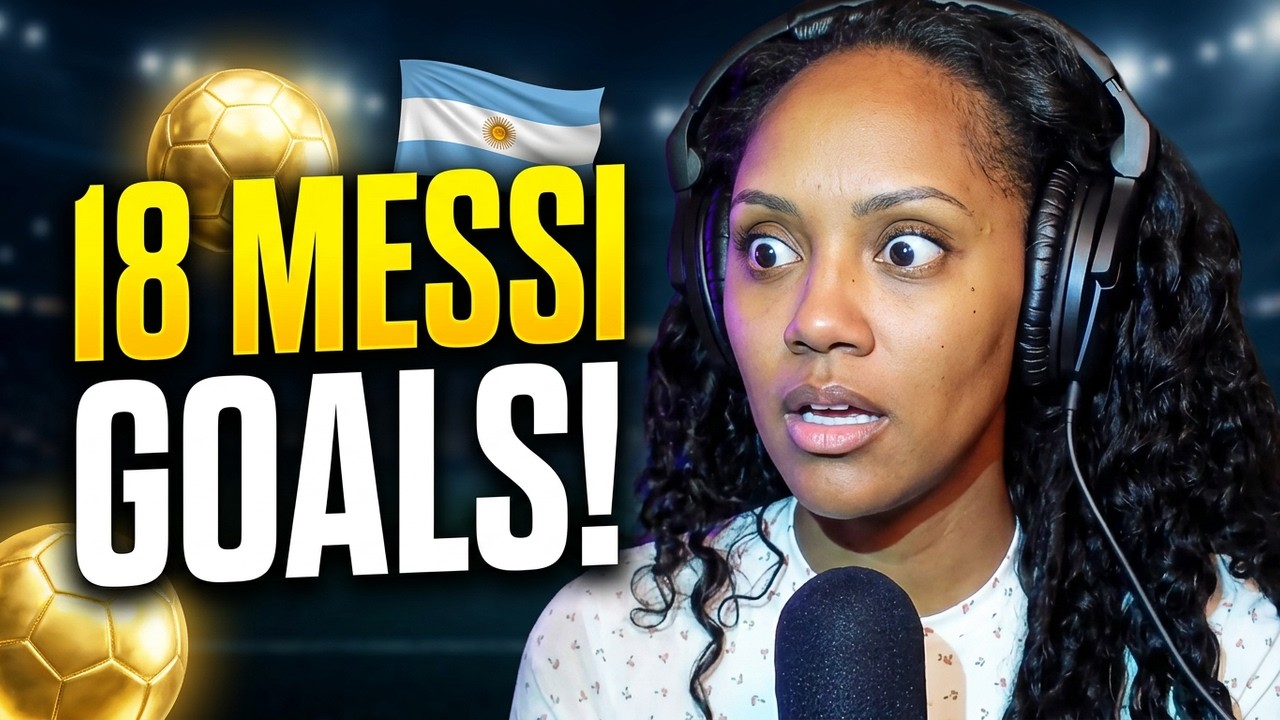 BRITT REACTS TO | Every Messi World Cup Goal Ever | The GOAT’s Complete Arsenal