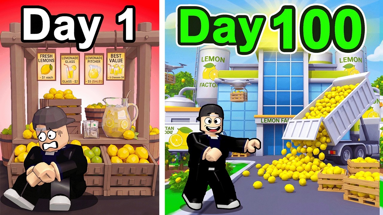 Buying EVERYTHING in Roblox Sell Lemons 🍋