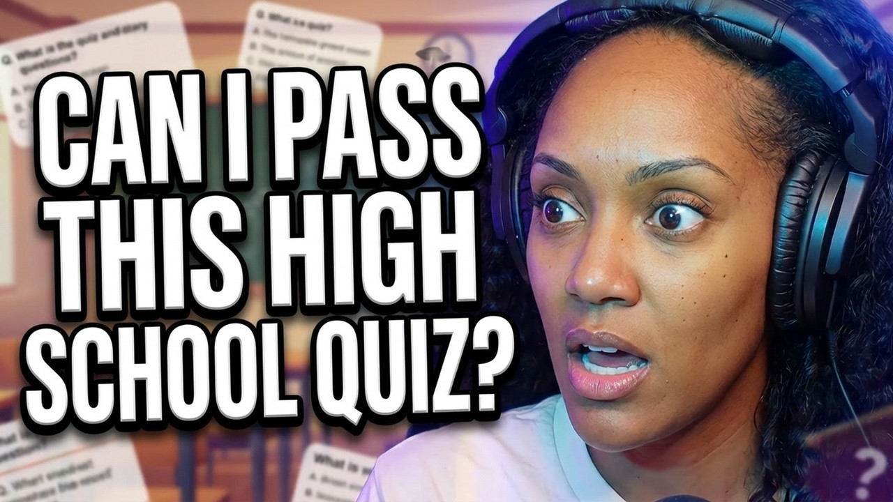 CAN I PASS A HIGH SCHOOL QUIZ? | BRITT TAKES THE TEST