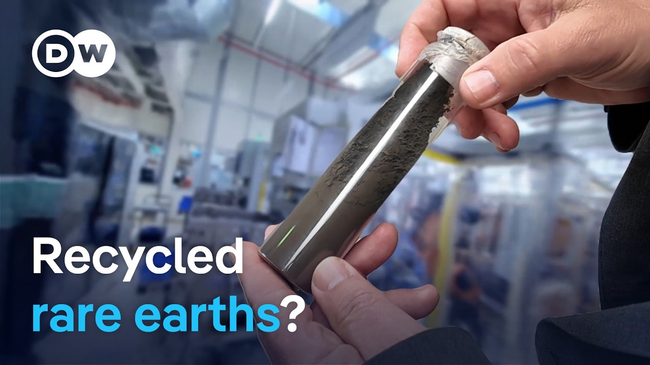 Can rare-earth elements be recovered through recycling? | DW News