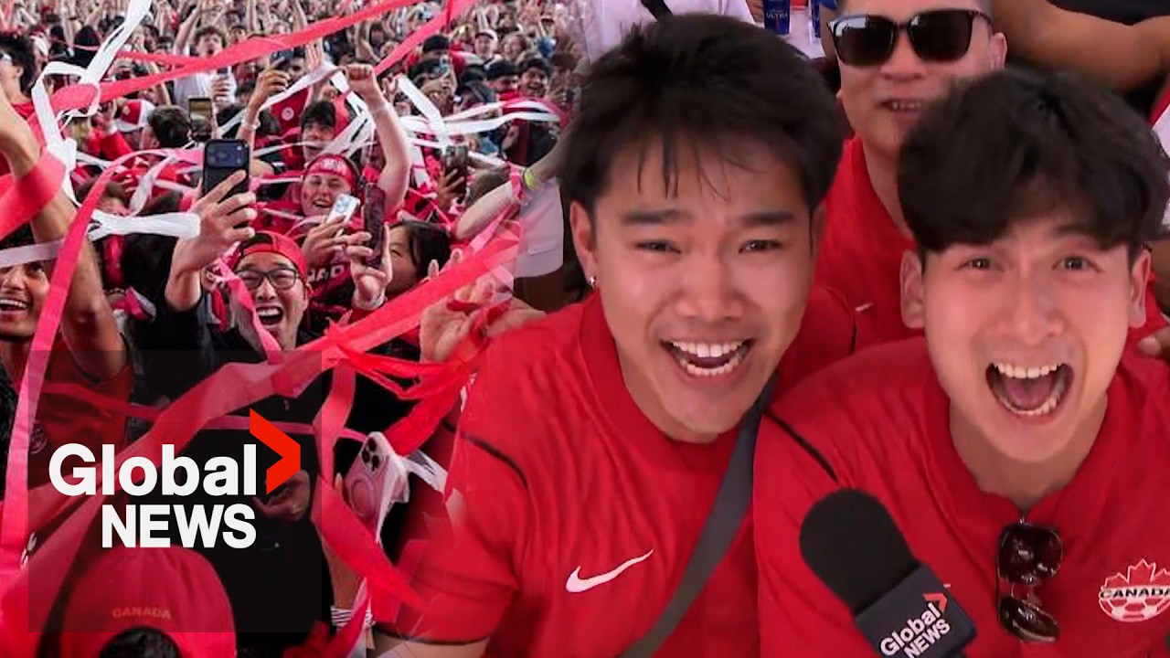 Canadian soccer fans go crazy as Stephen Eustáquio goal sends Canada to round of 16