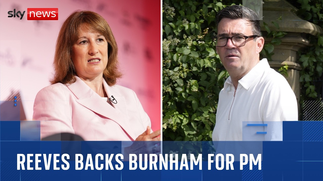 Chancellor backs Andy Burnham as next PM and insists fiscal rules will continue