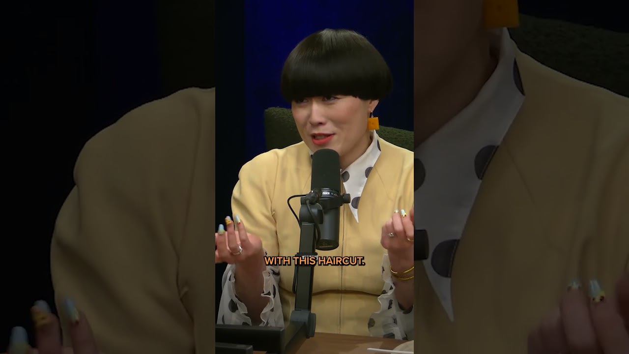 Conan & Atsuko Okatsuka have iconic hair. #podcast #comedy