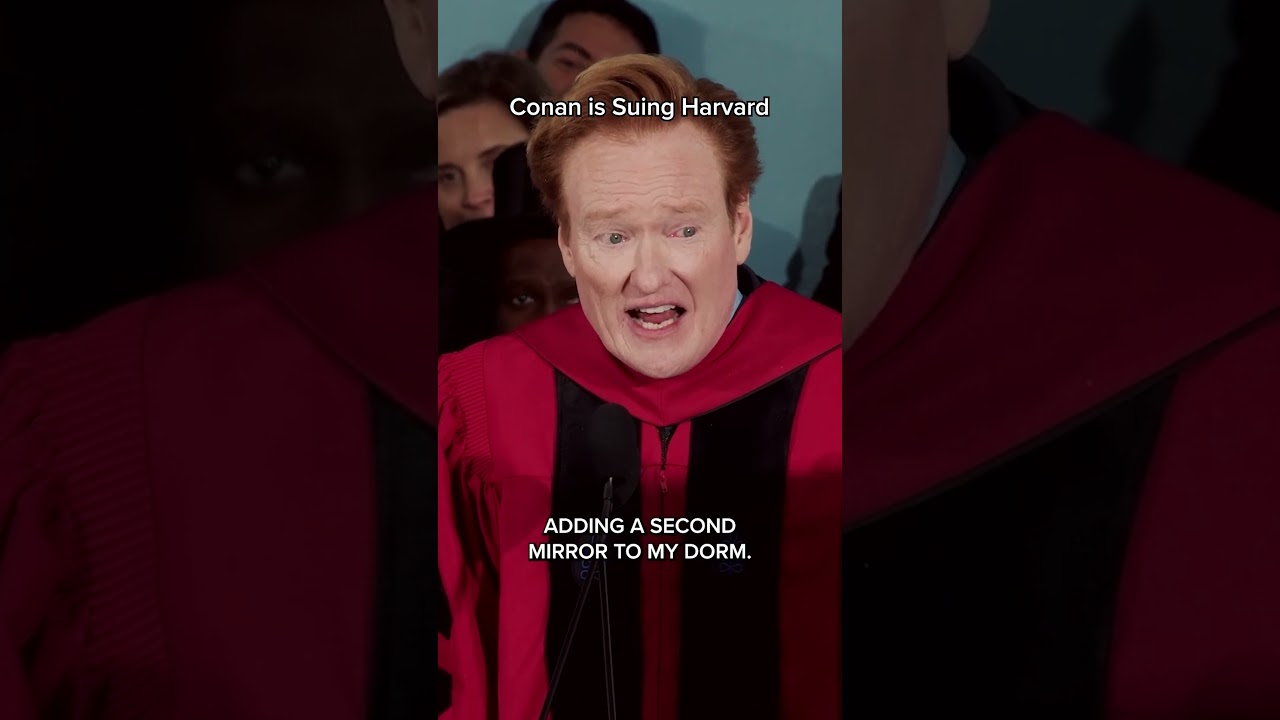 Conan is suing Harvard.