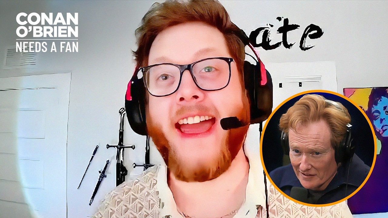 Conan Mocks Another Sword Collector | Conan O’Brien Needs A Fan