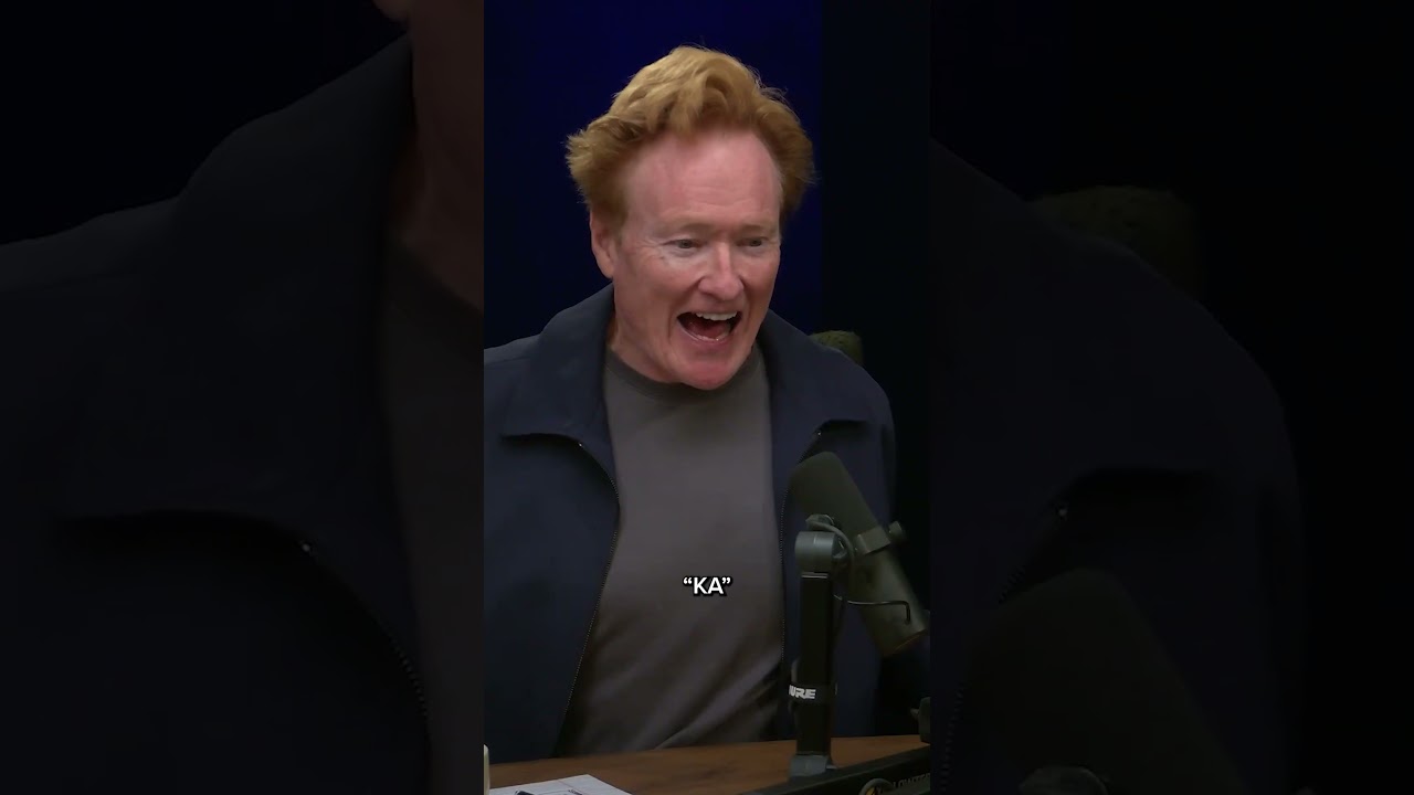 Conan read his lines in Irish off cue cards on Irish soap “Ros na Rún.” #podcast #comedy