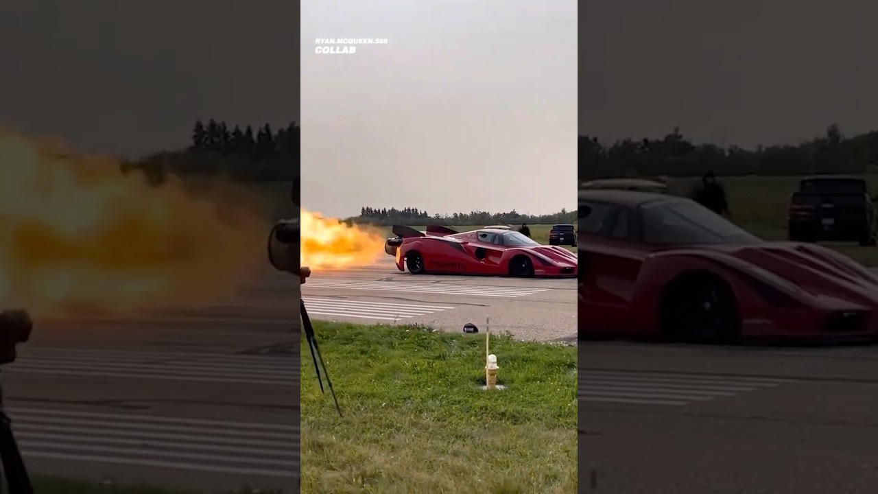 Dad Builds a Jet-Powered Ferrari! 🔥