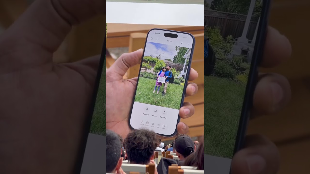 Demo of the new Apple Intelligence photo editing! WWDC