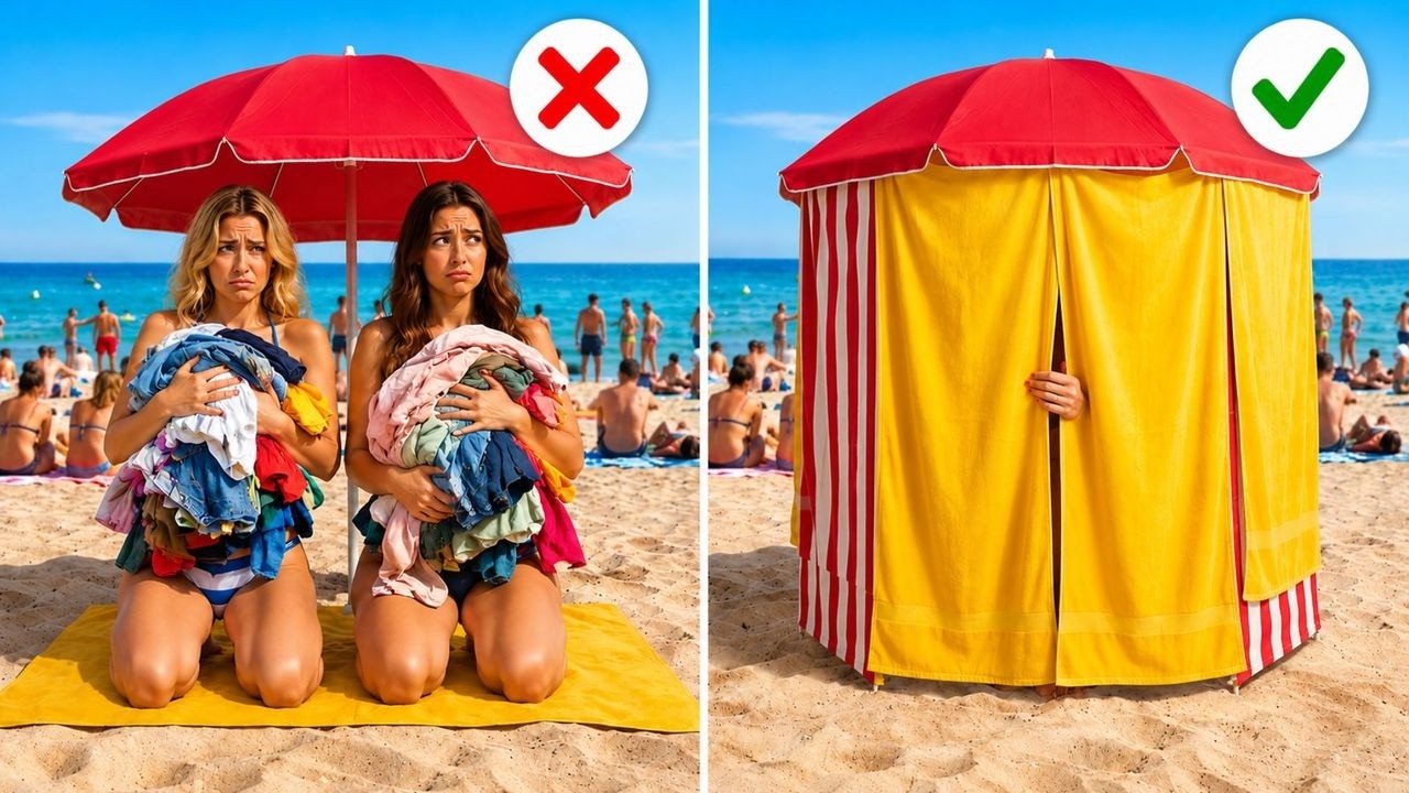 Don’t Pack for the Beach Until You See These Hacks 🌊