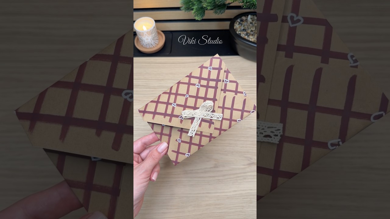 Easy Paper Envelope in Minutes ✉️✨ Perfect Little Gift Idea! #shorts #shortsviral