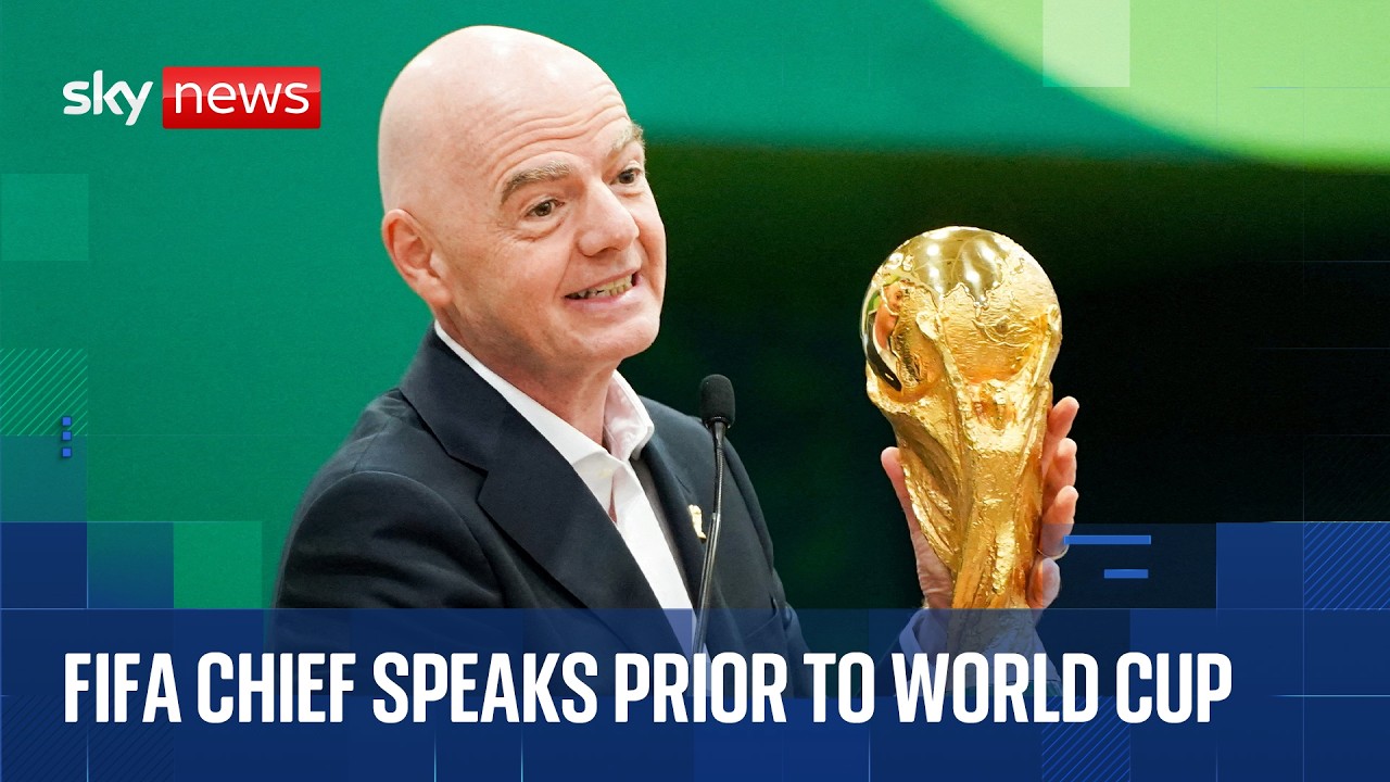 FIFA President Gianni Infantino holds news conference