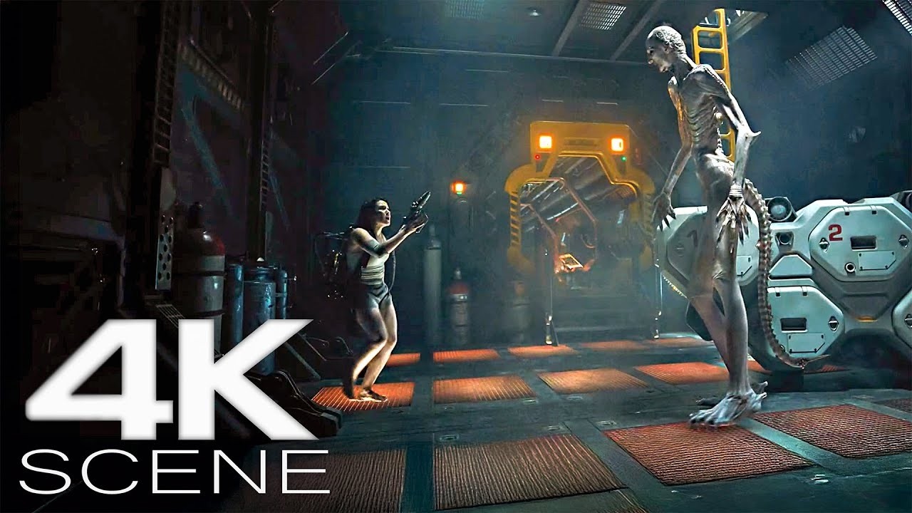 First Xenomorph/Human Hybrid Scene (2024) The Engineer | Alien Romulus | 4K UHD HDR