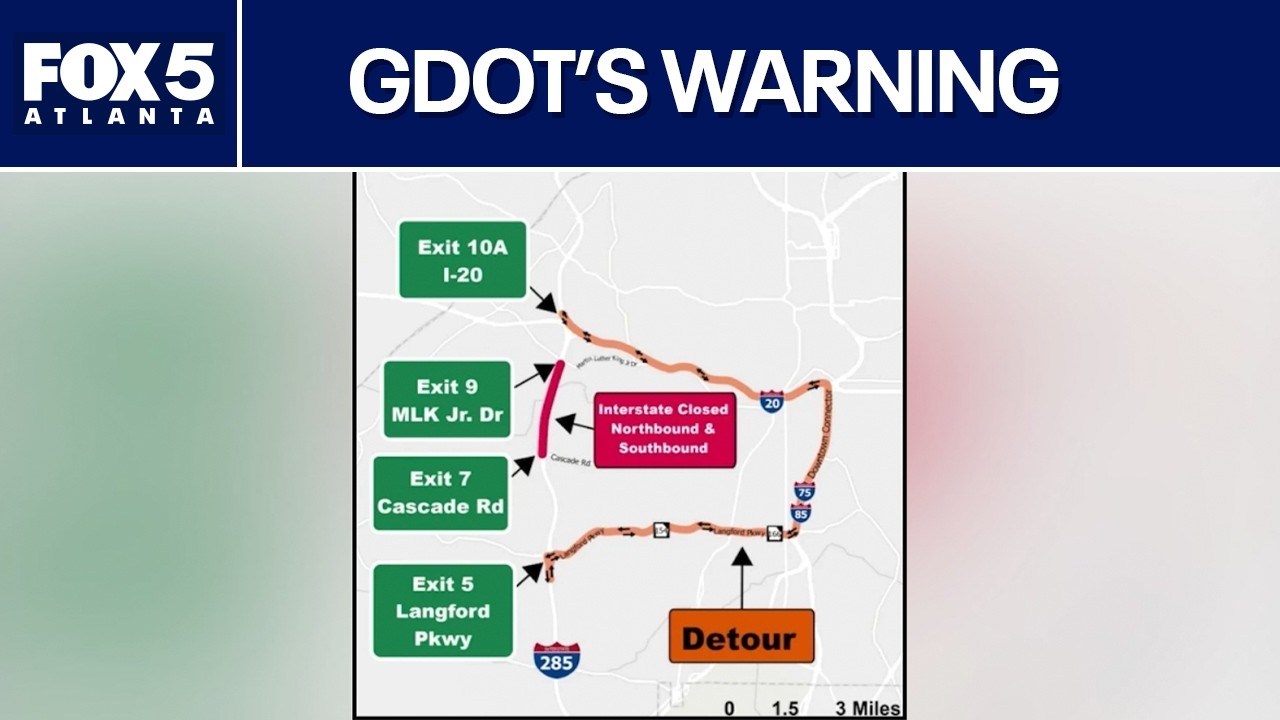 GDOT on I-285 closures: ‘There will be back ups’
