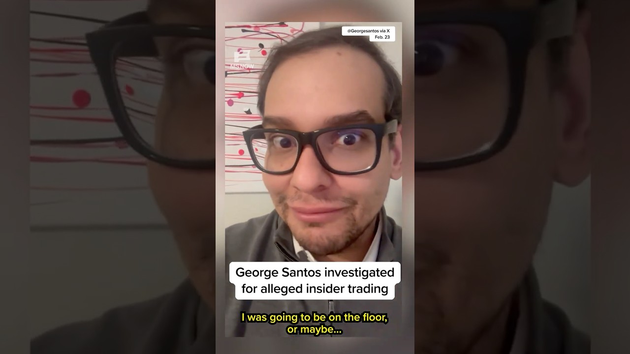George Santos investigated for alleged insider trading