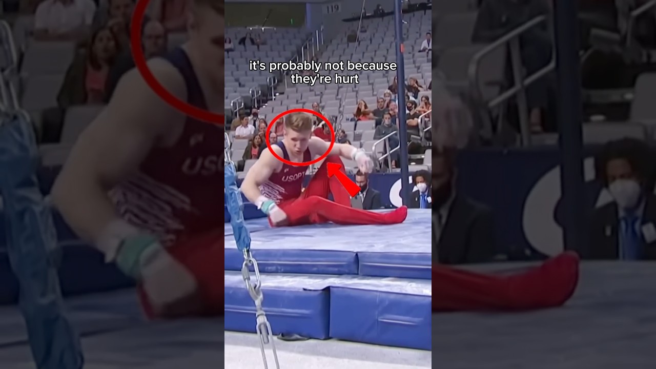 Gymnastics LOOPHOLE 😳 #gymnastics #olympics #olympic #sports #sport #fails #rules #loophole