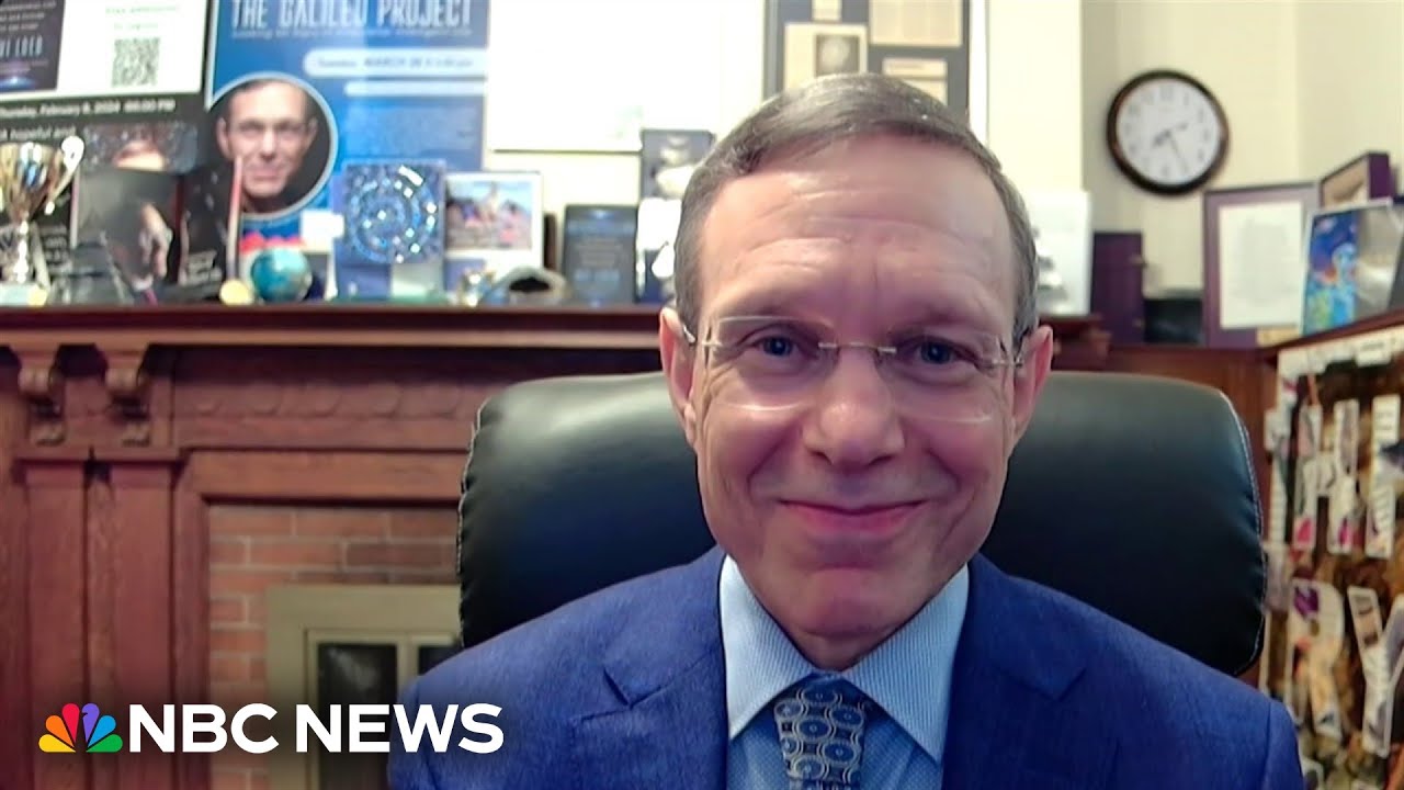 Harvard professor Avi Loeb on heading the new council studying UFOs