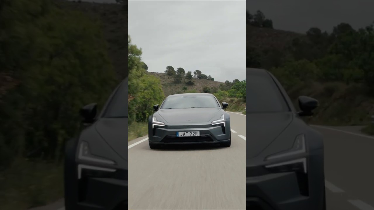 How quick is the NEW Polestar 5 Performance? #polestar #polestar5 #automobile #ytshorts #ev