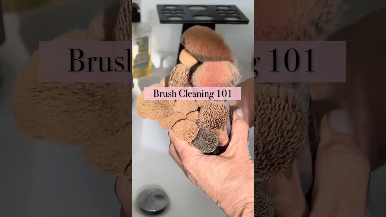 How To Clean Makeup Brushes Without Damaging Them!