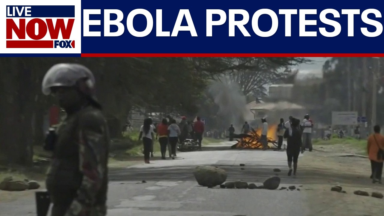 Hundreds protest outside Kenya Ebola quarantine center for US citizens