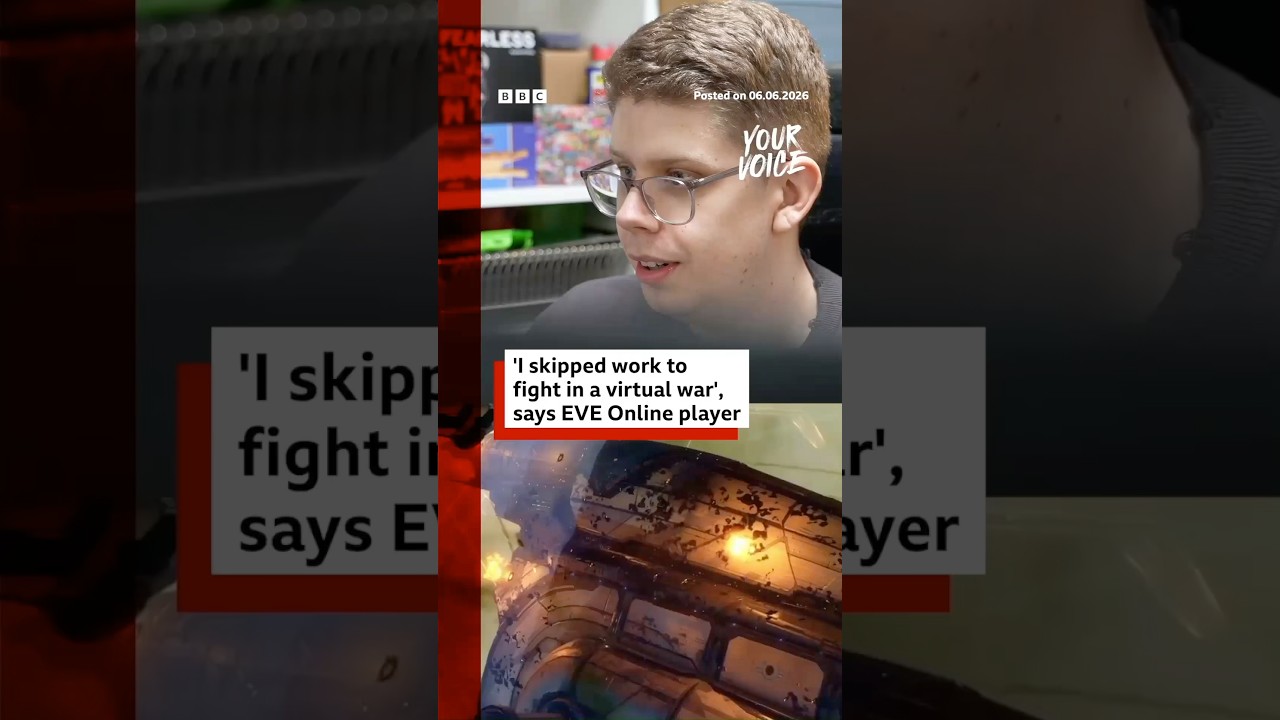 ‘I skipped work to fight in a virtual war’, says EVE Online player. #EVEOnline #Gaming #BBCNews