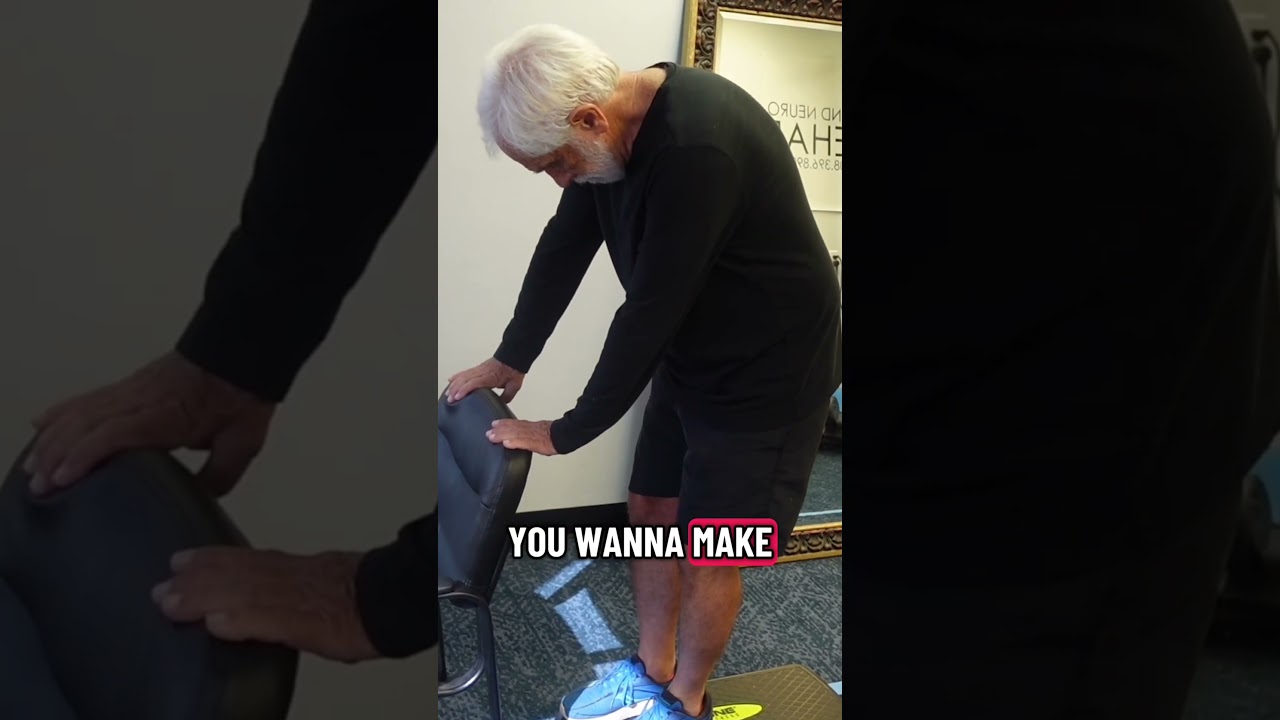 Improve Balance with this exercise for seniors #fallprevention #physicaltherapy